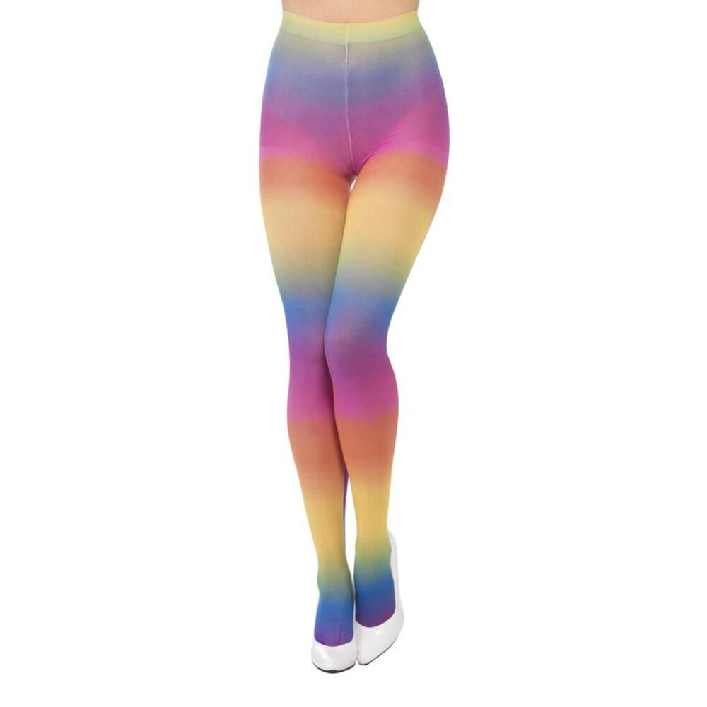 Smiffys Womens/Ladies Rainbow Opaque Pantyhose / Multicolored